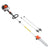 VEVOR Gas Pole Saw, 25CC 2 Stroke Gas Powered Pole Saws with 30.5 cm Cutting Bar, Cordless Tree Trimmer with 650ml Fuel Tank, 2.12 to 3.62 m Extendable, Powerful Chainsaw for Tree Trimming Pruning