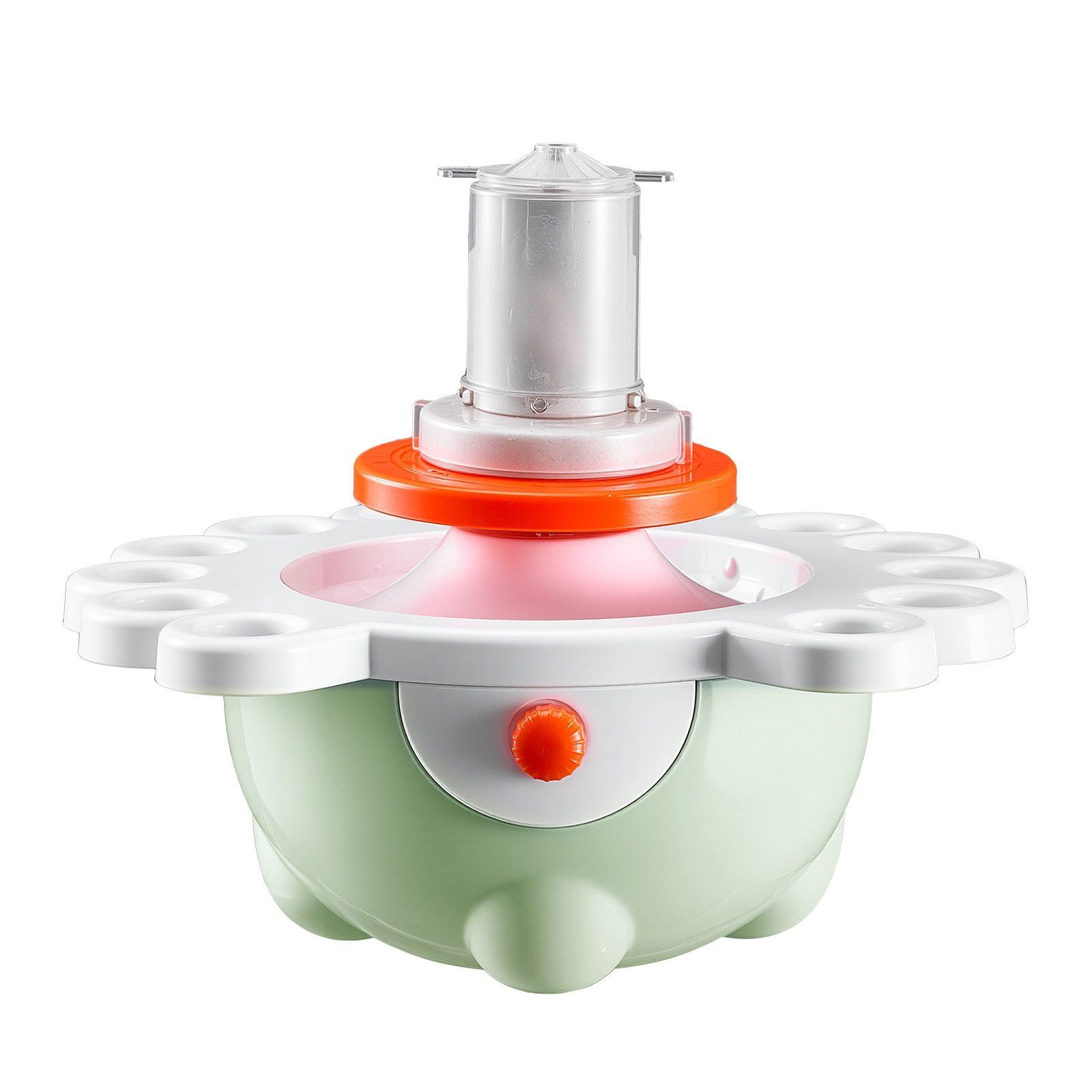 Mini Pottery Wheel, 50 mm and 80 mm Turntables, Adjustable Speed, Electric Clay Wheel for Kids and Beginners, Complete Pottery Set with Clay Sculpting Tools, Gift for Boys and Girls, Green