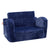 VEVOR Baby Chair Foldable 2-in-1 Comfy Baby Lounger Couch Kids Sofa Blue
