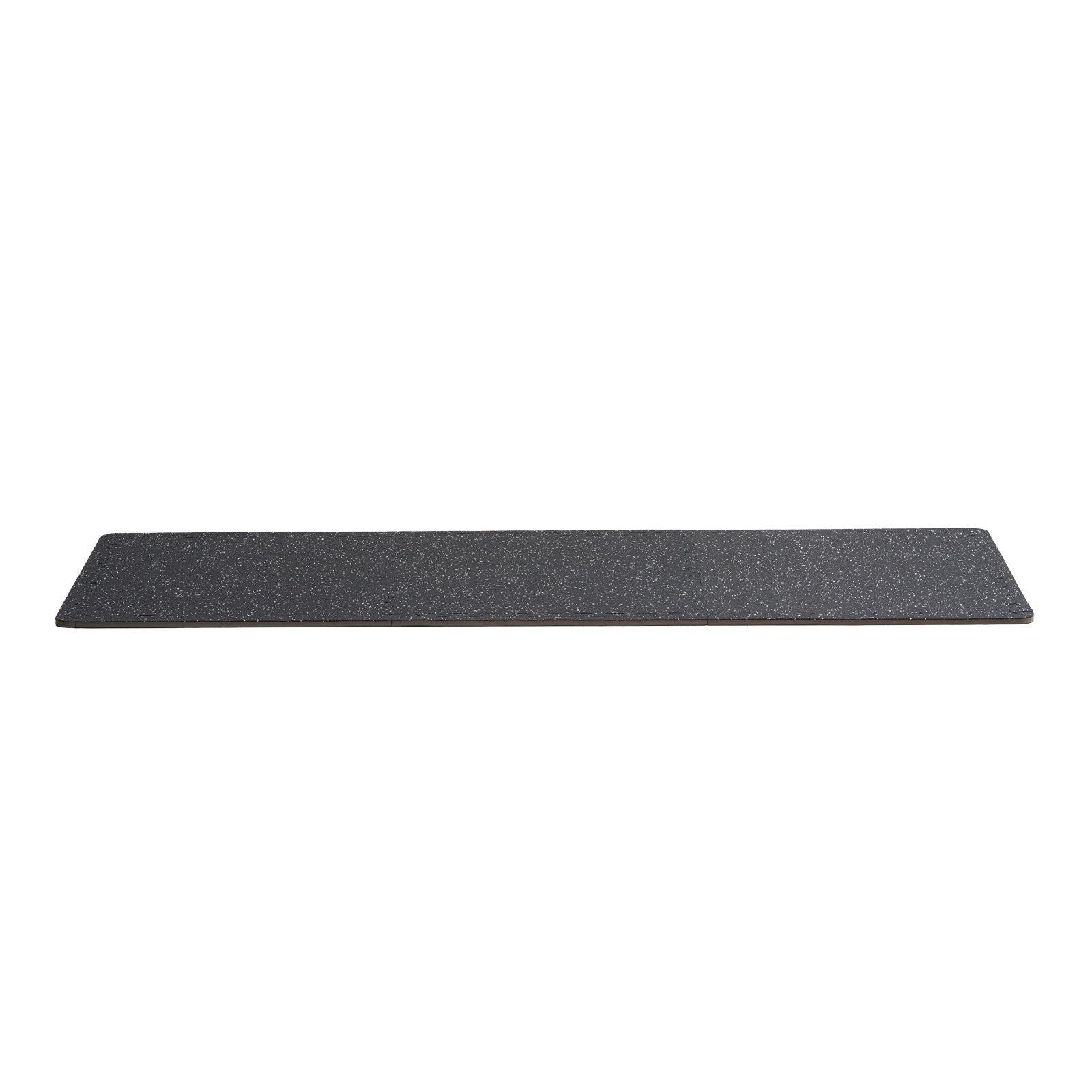 0.56 Inch Thick Gym Floor Mats, 25 Tiles Rubber Top with EVA Foam, 25" x 25" Gym Flooring Workout Mats with 100sq.ft Coverage, Interlocking Puzzle Gym Mats for Gym, Home, Garage, Black & White