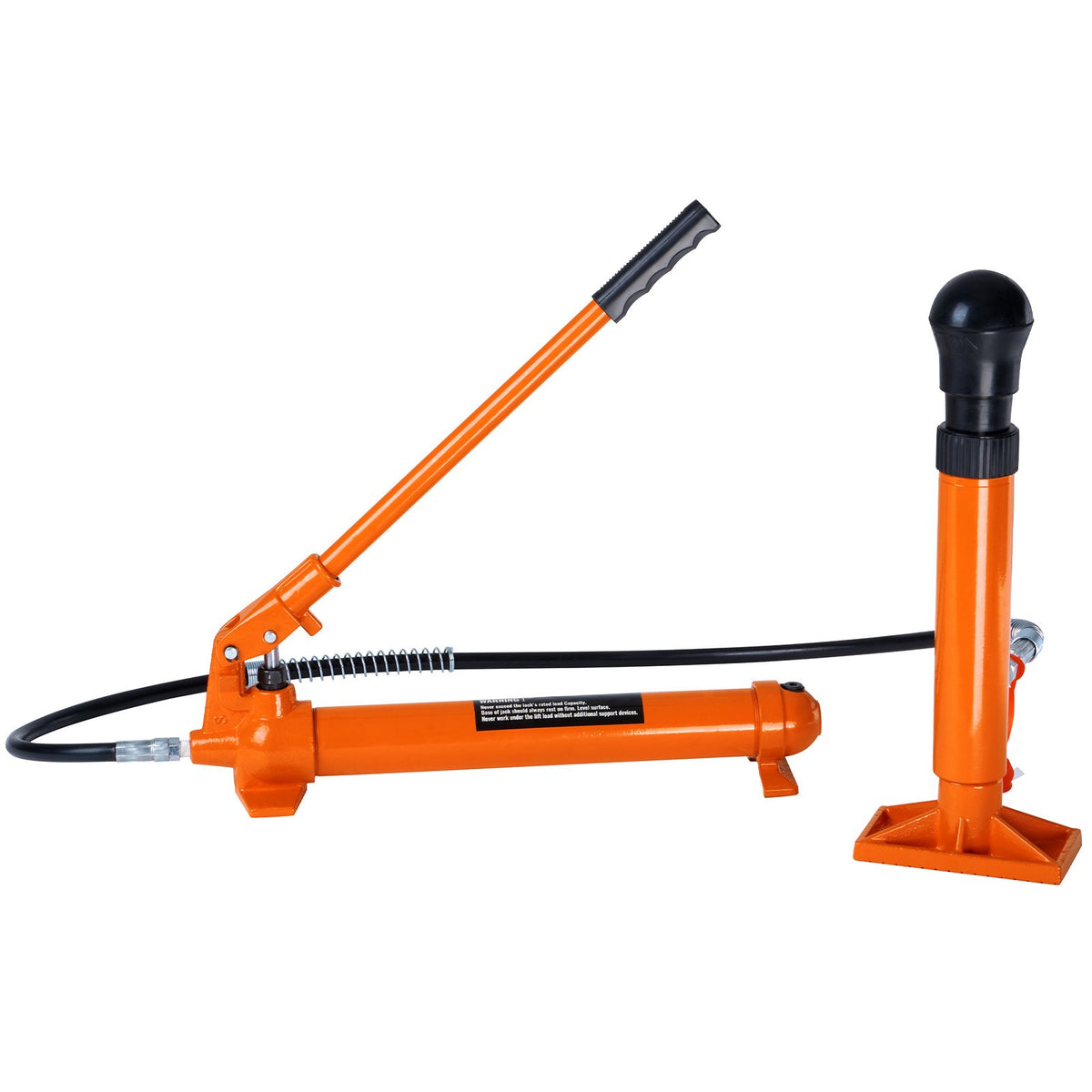 VEVOR 10 Ton Porta Power Kit, Portable Hydraulic Jack with 4.6 ft/1.4 m Oil Hose, Auto Body Frame Repair Kit with Storage Case for Car Repair, Truck, Farm