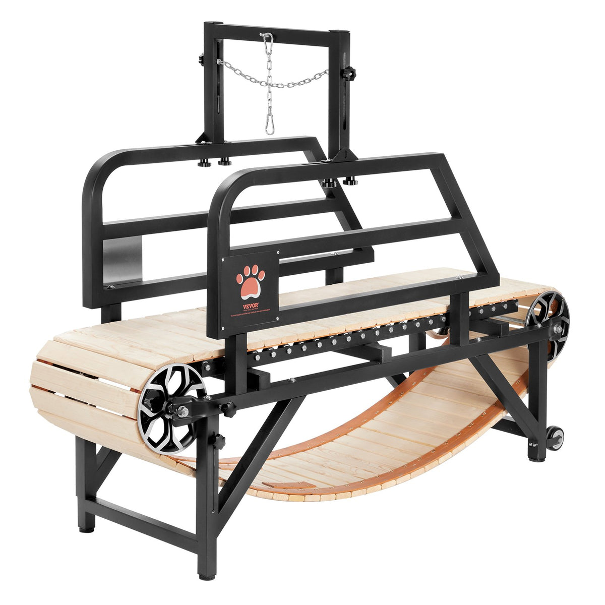 VEVOR Dog Treadmill for Medium Dogs, 330lbs Weight Capacity, Dog Running Machine with Adjustable Ramps, 15.5" Runway Dog Pacer Slatmill, Pet Treadmill Exercise Equipment for Indoor & Outdoor Exercise