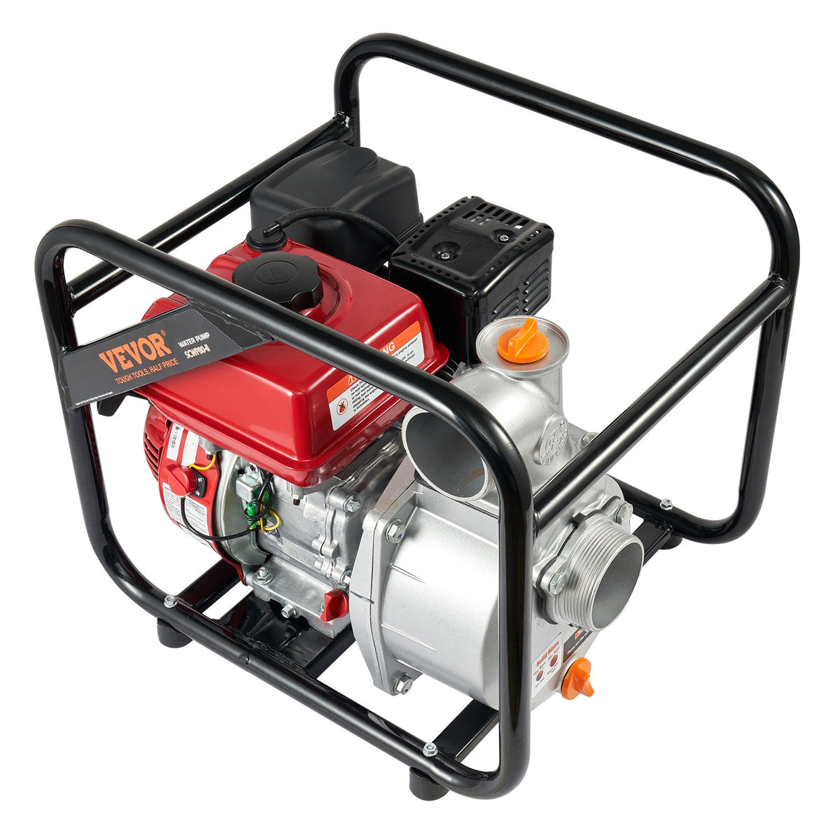 VEVOR Gasoline Engine Water Pump Gas Powered Transfer Pump 80 mm 7HP 4-Stroke