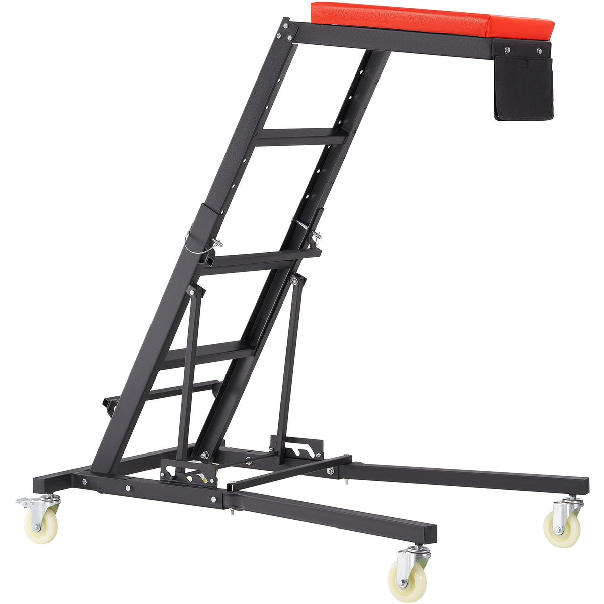 VEVOR Automotive Topside Creeper, with Adjustable Height 48&quot; to 76&quot;, 181.44KGS Capacity High Creeper, 4 Swivel Caster Wheels, Heavy Duty Foldable Creeper for Auto Repair and Maintenance