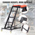 VEVOR Automotive Topside Creeper, with Adjustable Height 48" to 76", 181.44KGS Capacity High Creeper, 4 Swivel Caster Wheels, Heavy Duty Foldable Creeper for Auto Repair and Maintenance