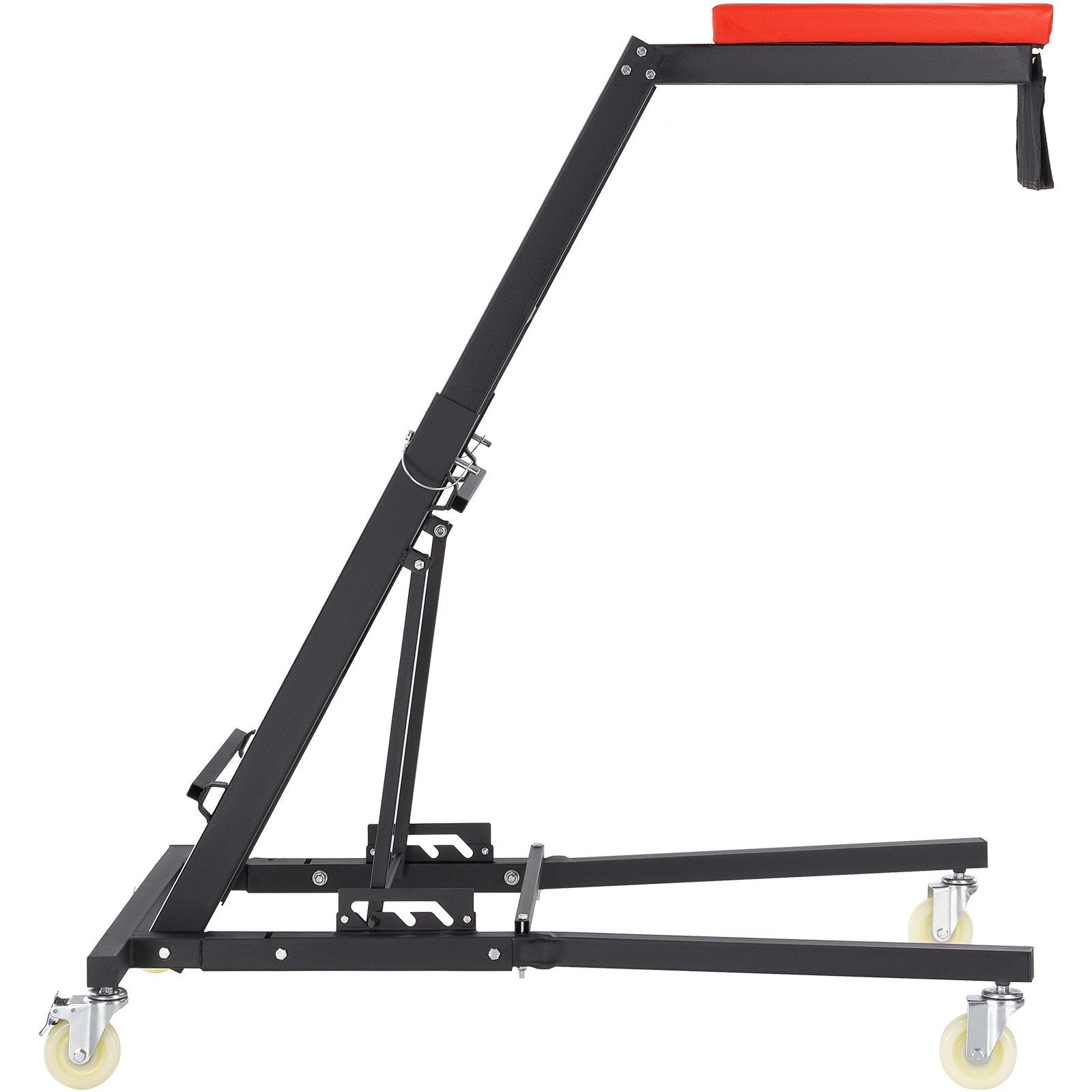 VEVOR Automotive Topside Creeper, with Adjustable Height 48" to 76", 181.44KGS Capacity High Creeper, 4 Swivel Caster Wheels, Heavy Duty Foldable Creeper for Auto Repair and Maintenance