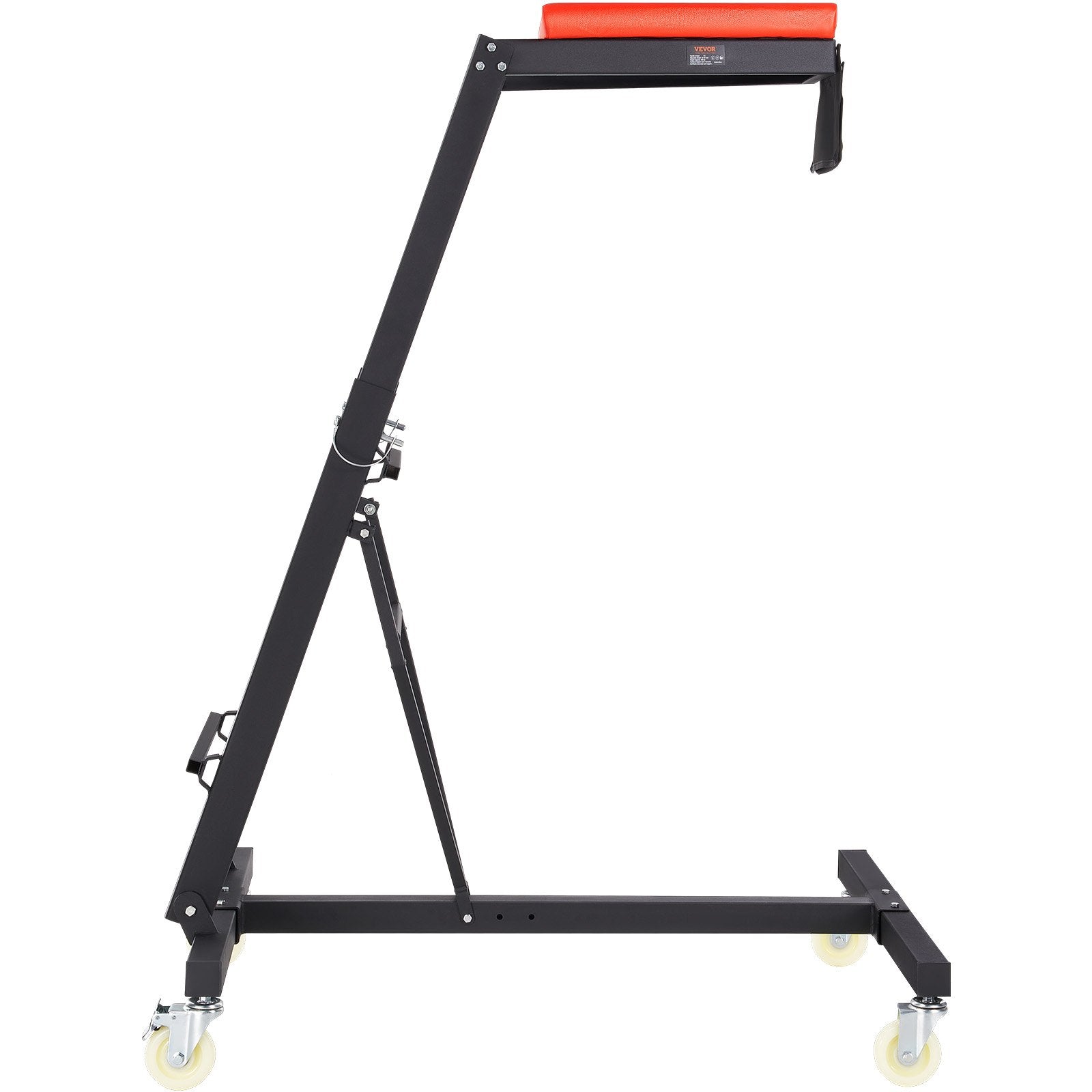 VEVOR Automotive Topside Creeper, with Adjustable Height 49.6" to 75.6", 181.44KGS Capacity High Creeper, 4 Swivel Caster Wheels, Heavy Duty Foldable Creeper for Auto Repair and Maintenance