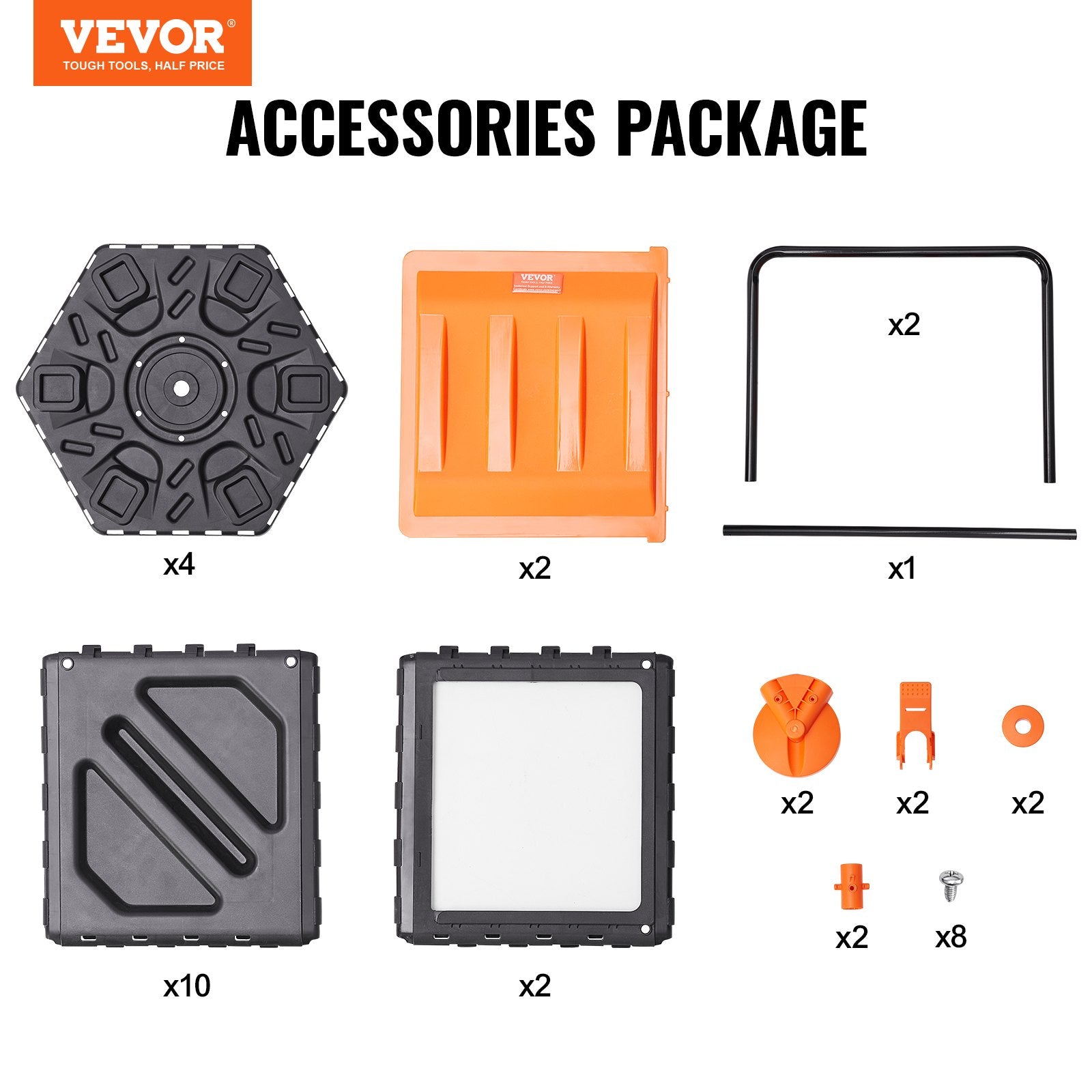VEVOR Compost Bin 37 Gal Dual-Chamber Composter Tumbler Rotating Sliding Doors