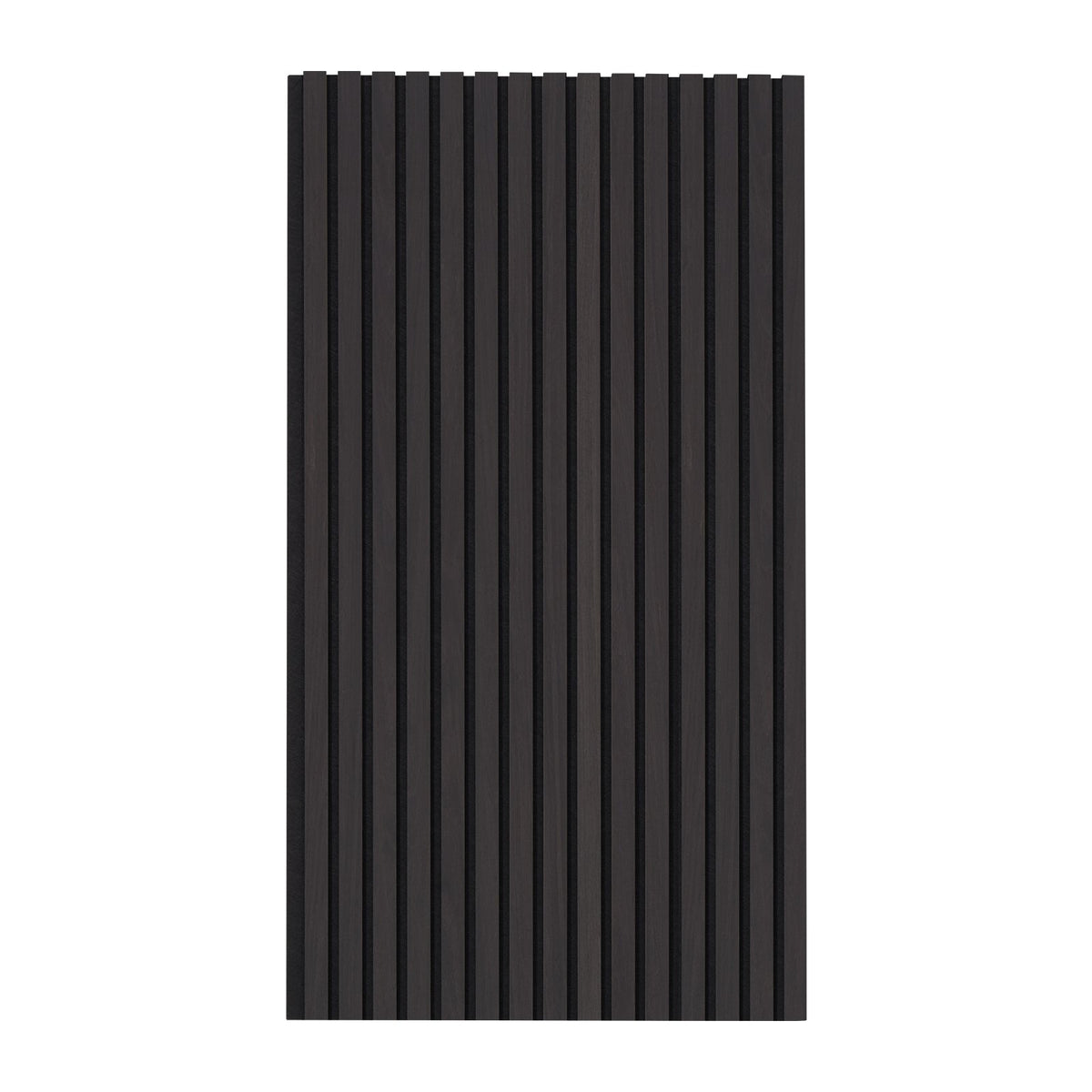 VEVOR Wood Slat Acoustic Panels 23.6 x 47.2 inch for Modern Wall Decor Black Oak