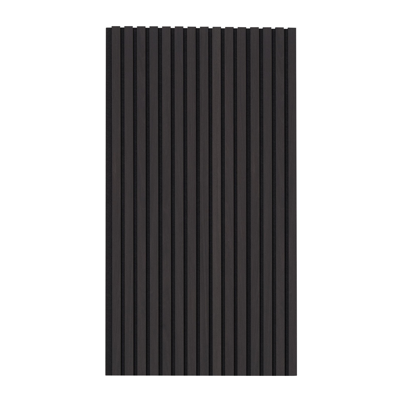 VEVOR Wood Slat Acoustic Panels 23.6 x 47.2 inch for Modern Wall Decor Black Oak