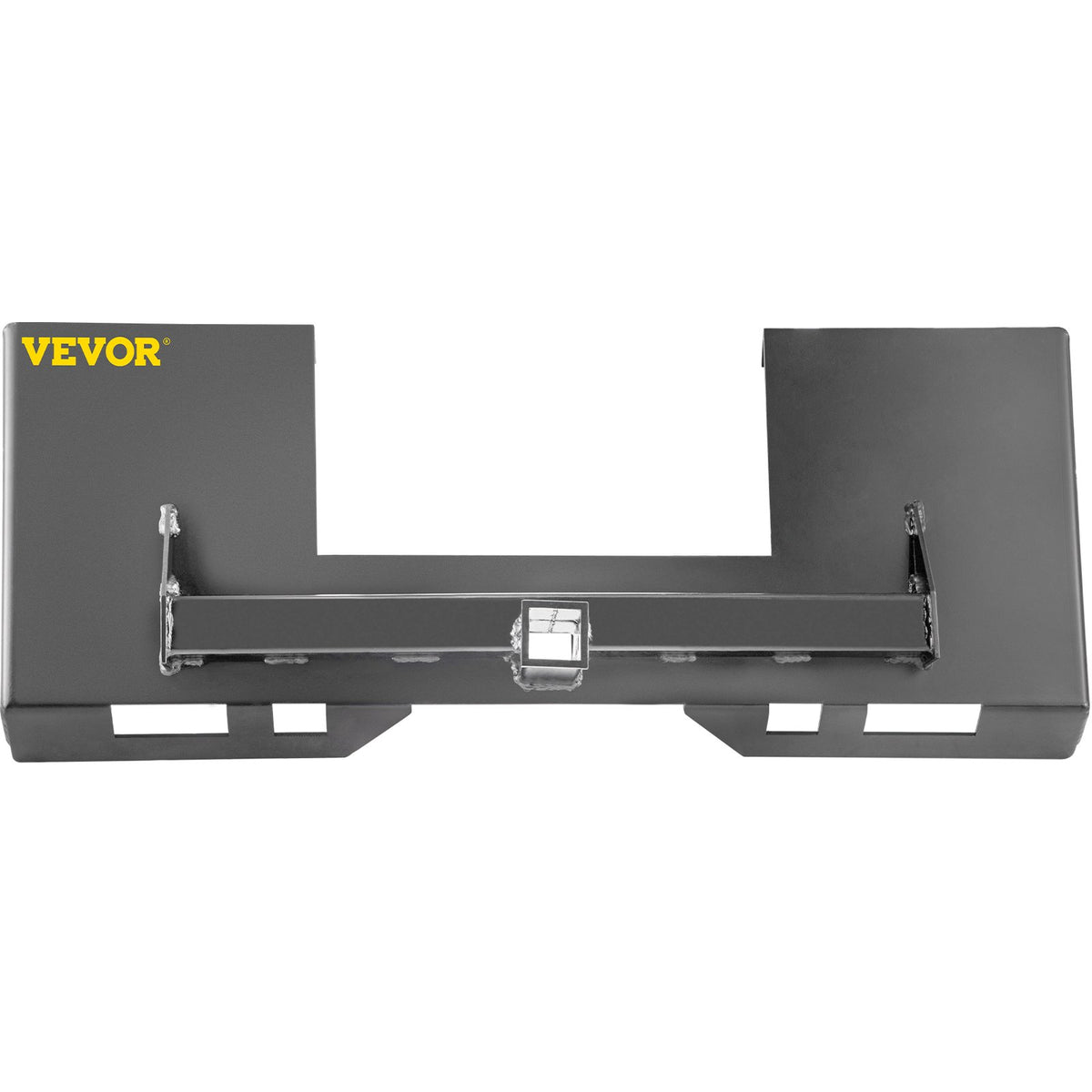 VEVOR Universal Skid Steer Mount Plate 6.35mm Thick Skid Steer Plate Attachment1360.78kgWeight Capacity Quick Attach Mount Plate Steel Adapter Loader Easy to Weld or Bolt to Different Accessories Gray