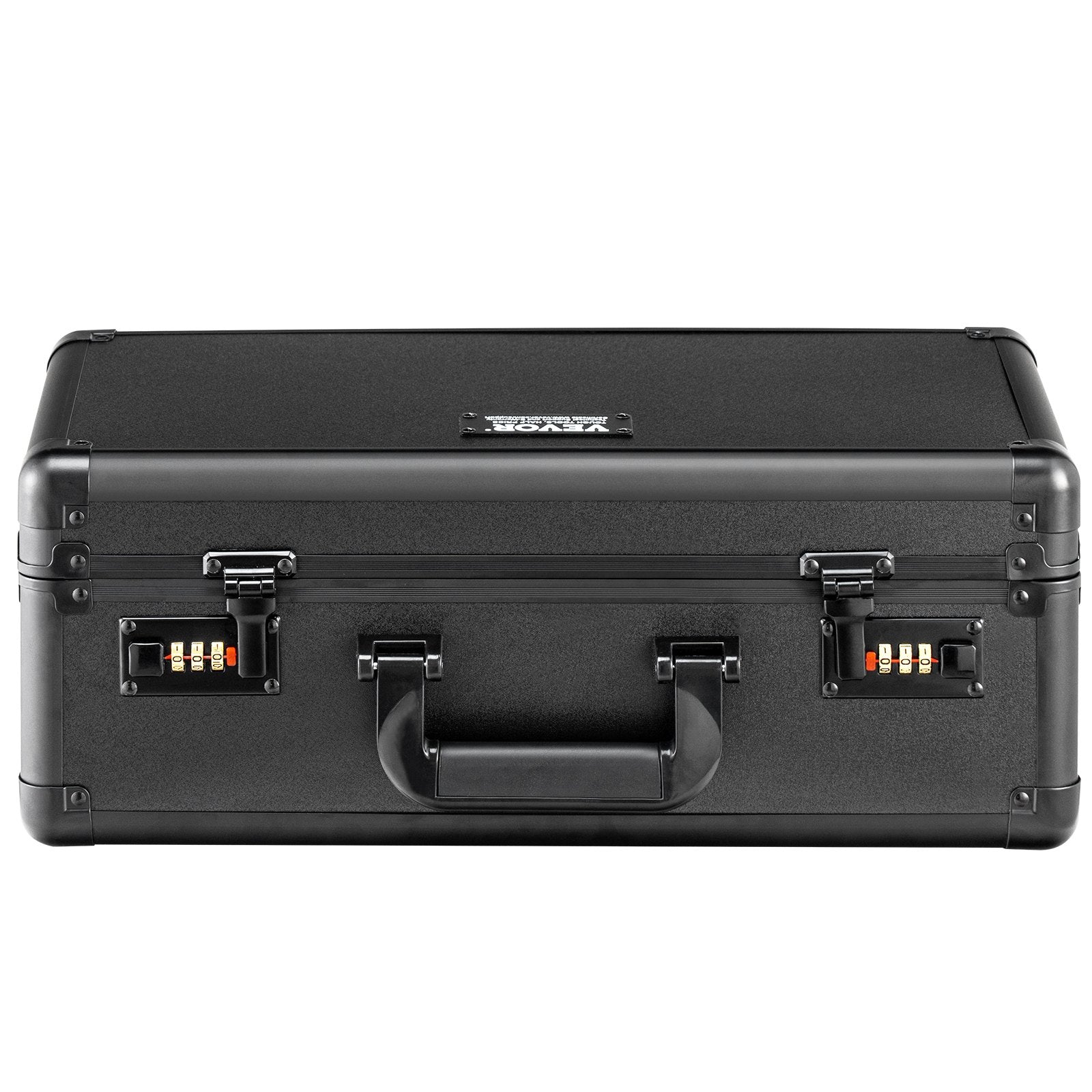 VEVOR Graded Card Storage Box, 4 Slots, Graded Sports Cards Holder Carrying Case with Coded Lock Foam Dividers, for 108 PSA Graded Cards 76 BGS Cards 84 SGC Cards 388 Top Loaders or 999+ Loose Cards