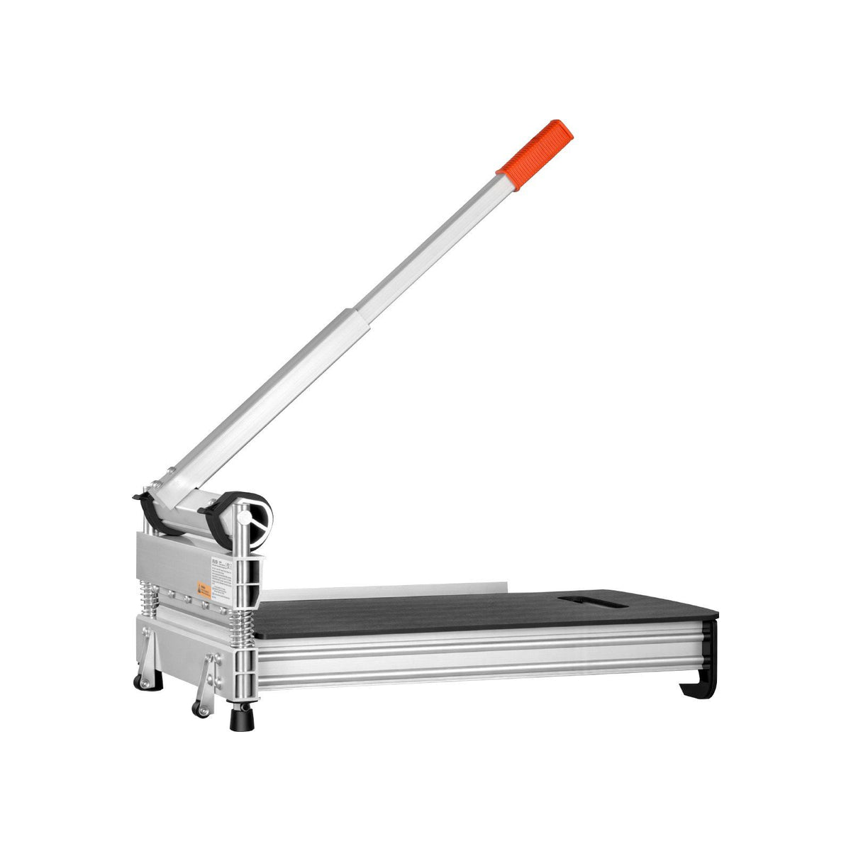 330mm Vinyl Floor Cutter, 16mm Thick Laminate Flooring Cutter with 15°/30°/45° Adjustable Angle Settings, Flexible Wheels, Telescoping Handle, Cuts Engineered Wood, LVT, VCT, SPC, LVP, WPC