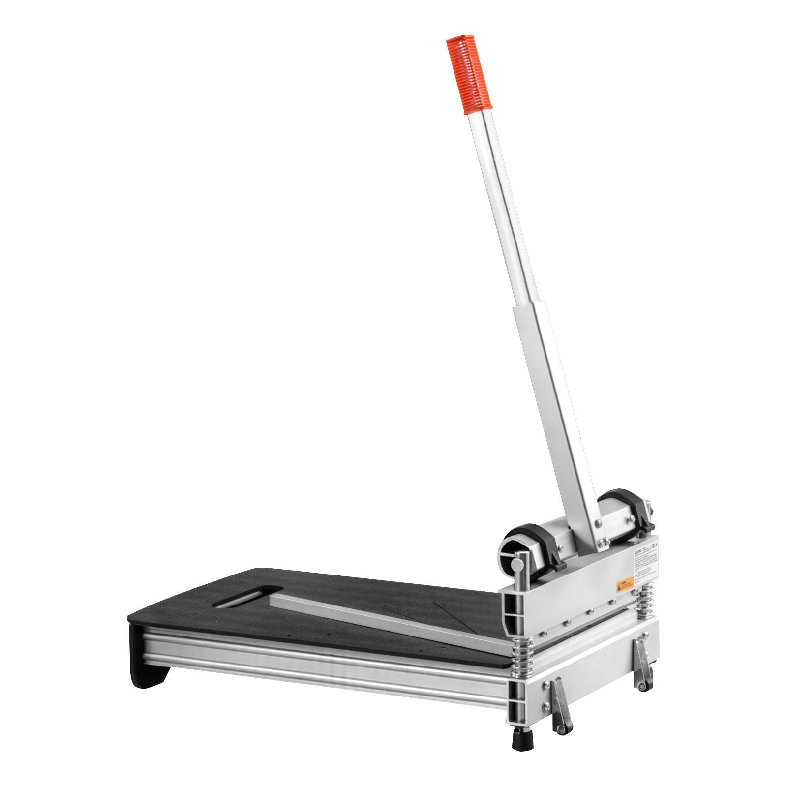 330mm Vinyl Floor Cutter, 12mm Thick Laminate Flooring Cutter with 15°/30°/45° Adjustable Angle Settings, Flexible Wheels, Telescoping Handle, Cuts Certain Engineered Wood, LVT,VCT,SPC,LVP,WPC