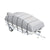 VEVOR Pontoon Boat Cover 800D Waterproof Trailerable 19-20 ft with Storage Bag