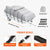 VEVOR Pontoon Boat Cover 800D Waterproof Trailerable 19-20 ft with Storage Bag