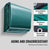 VEVOR PVC Waterproof Tarp, 16.5 x 29.5 ft Heavy Duty PVC Tarpaulin, Tear-Proof and Weather-Proof, with Grommets and Reinforced Edges for Canopy Boat RV Tent Shelter Trailer Truck Cover, Green