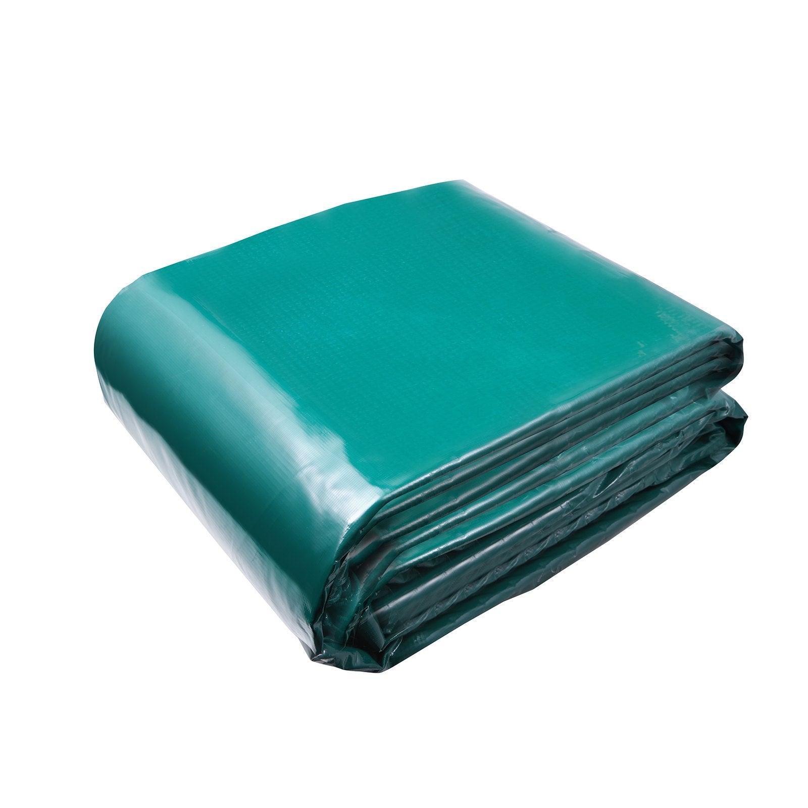 VEVOR PVC Waterproof Tarp, 16.5 x 29.5 ft Heavy Duty PVC Tarpaulin, Tear-Proof and Weather-Proof, with Grommets and Reinforced Edges for Canopy Boat RV Tent Shelter Trailer Truck Cover, Green