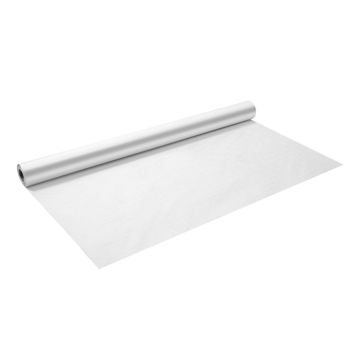 House Wrap, 2.74 x 45.7 mm, 0.13 mm Thick Vapor Barrier, Heavy Duty Plastic Sheeting for Tear-resistant, Drop Cloth Vapor Barrier Covering for Residential &amp; Commercial Construction, White