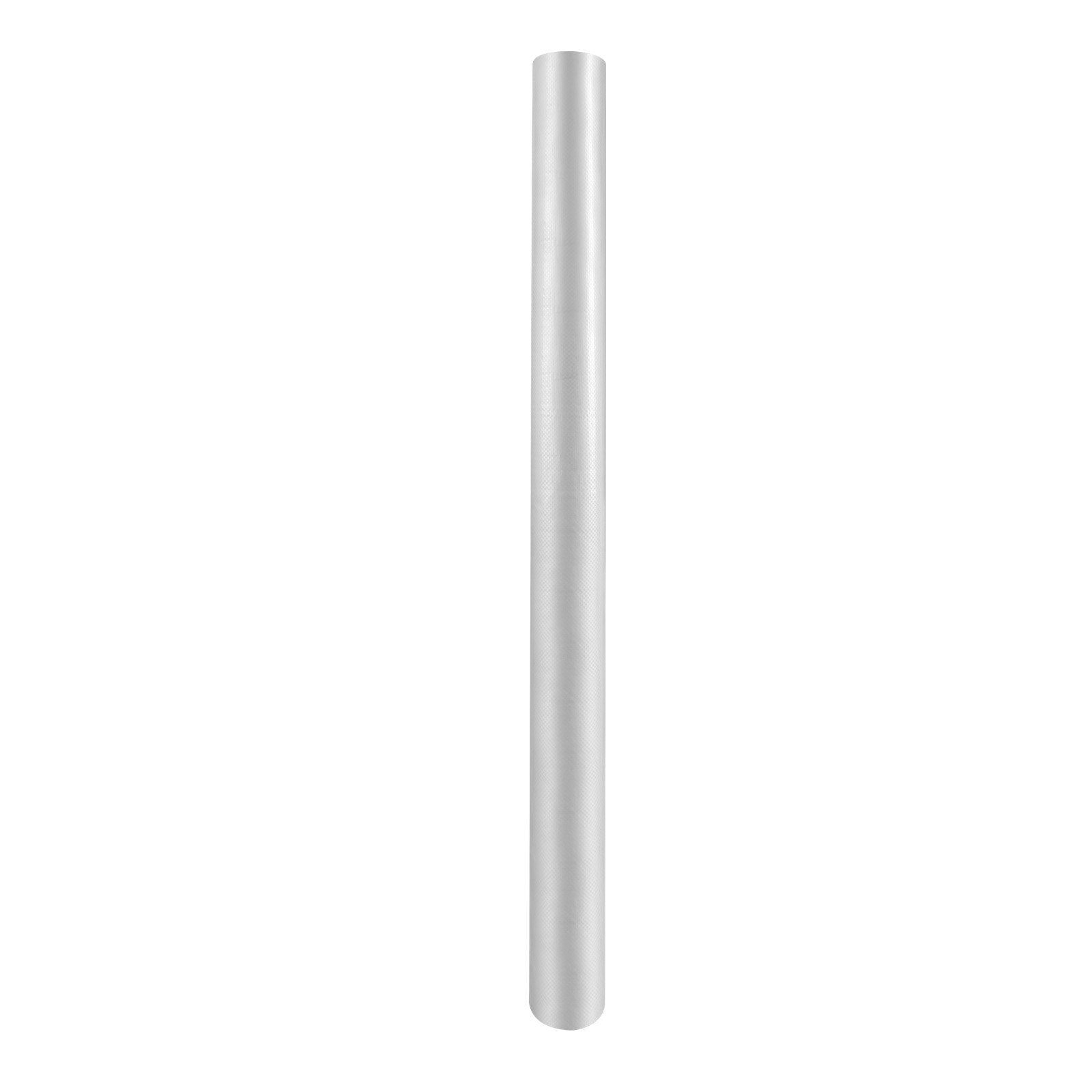 House Wrap, 2.74 x 45.7 mm, 0.13 mm Thick Vapor Barrier, Heavy Duty Plastic Sheeting for Tear-resistant, Drop Cloth Vapor Barrier Covering for Residential & Commercial Construction, White