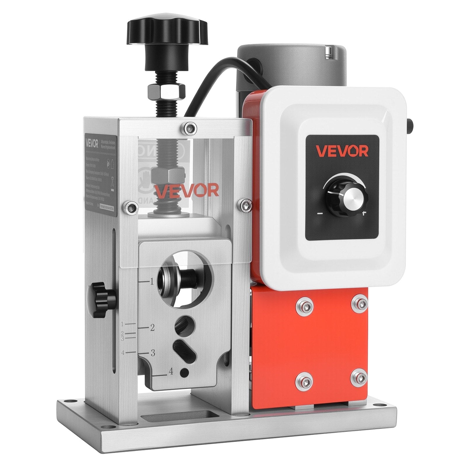 VEVOR Electric Wire Stripping Machine, 1.5-40 mm, 400W Automatic Motorized Cable Stripper, 9.84 IPS (15 m/min) Wire Peeler with Alloy Blades, V-Shaped Rollers, Cooling Fan, for Scrap Copper Recycling