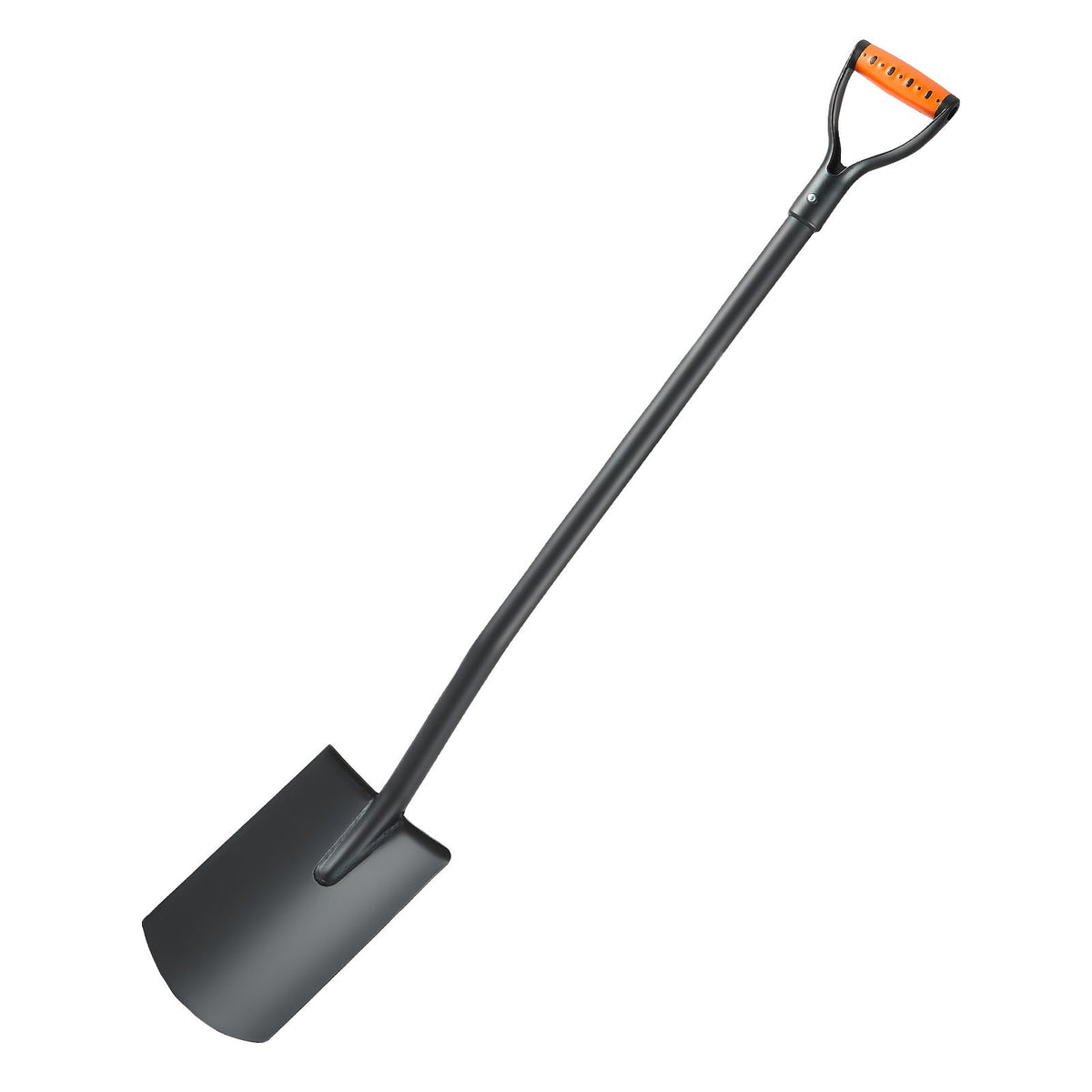 VEVOR Square Shovel, 122 cm Heavy-Duty Flat Shovel, Transfer Shovels with Alloy Steel Blade and Non-Slip D-Handle, Detachable and Easy Storage, for Gardening, Construction, Digging &amp; Snow Shoveling
