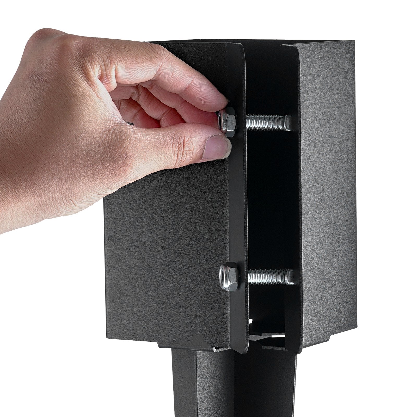 VEVOR Fence Post Anchor Ground Spike 4 Pack 36 x 4 x 4 In Metal Fence Stakes