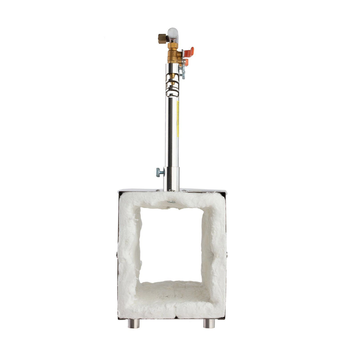 Portable Propane Forge, 2 Burners, 2600℉ Tool and Knife Making Blacksmithing Farrier Forge, Large Capacity Square Shape, Stainless Steel Gas Forging Tools and Equipment, Use for Metal Forging