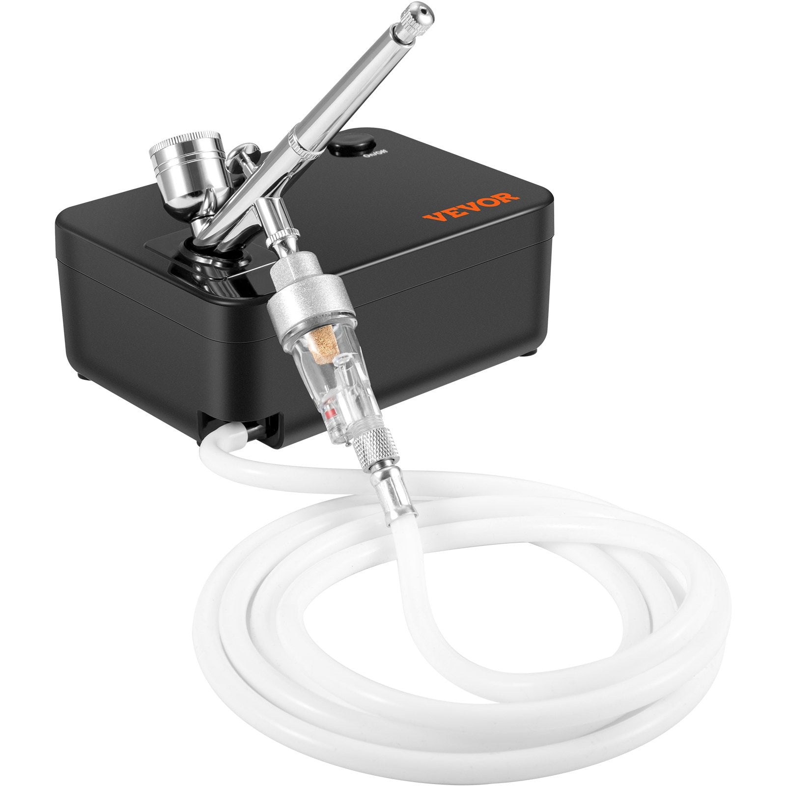 VEVOR Airbrush Kit Dual-action Airbrush System Compressor Art Nail Makeup Model