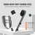 VEVOR 8FT Sliding Barn Door Hardware Closet Track Kit for Single Door J Hanger