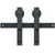 VEVOR 8FT Sliding Barn Door Hardware Closet Track Kit for Single Door J Hanger