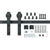 VEVOR 8FT Sliding Barn Door Hardware Closet Track Kit for Single Door J Hanger