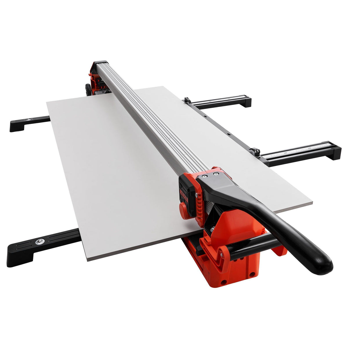 1200 mm Manual Tile Cutter, Upgraded Rail and Sliding Head, Precision Alignment Guide, Tungsten Carbide Cutting Wheel, Support Legs with Swivel Wheels, for DIY Pros, Ceramic, Floor & Wall Tiles