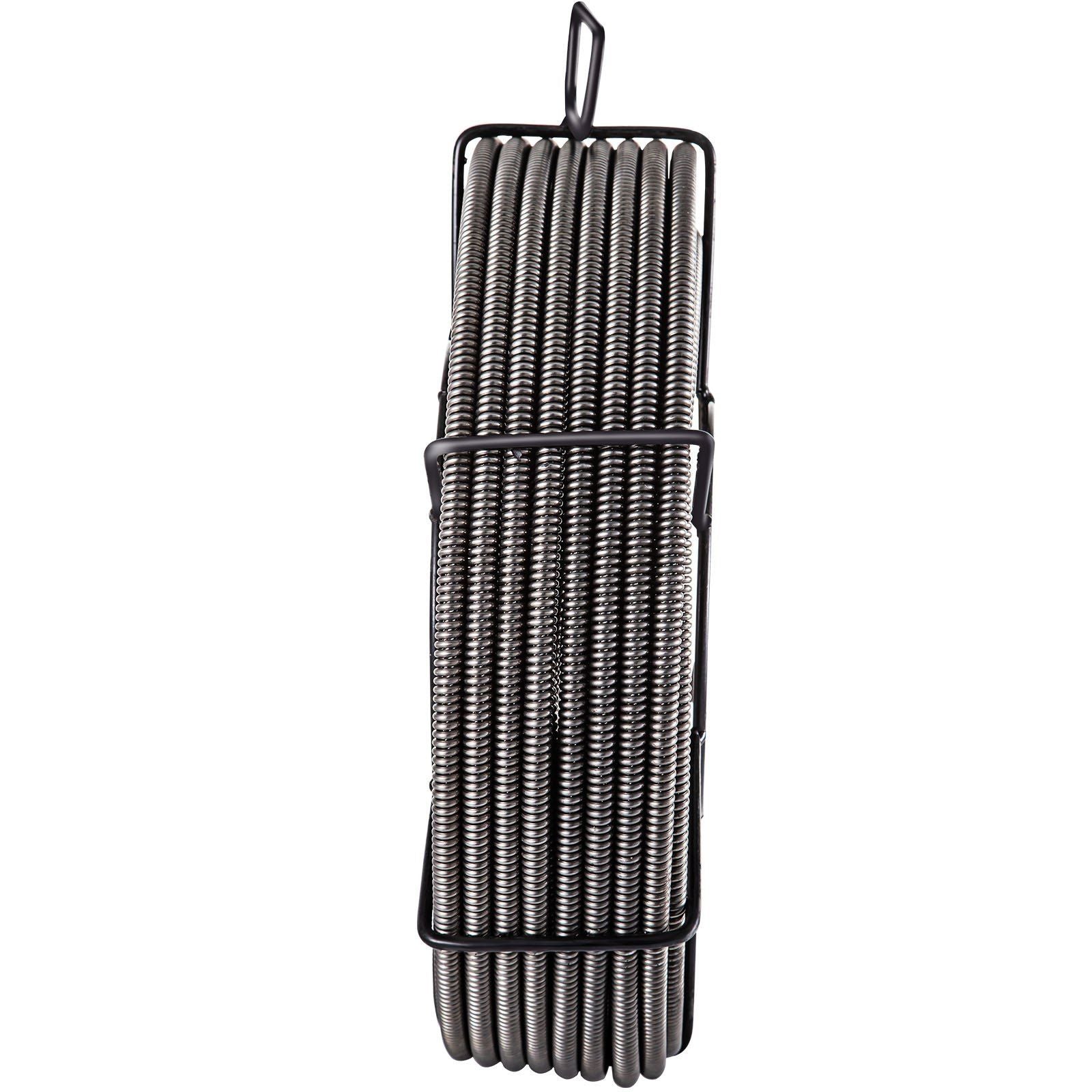 Drain Cleaning Cable 100 Feet x 3/8 Inch Solid Core Cable Sewer Cable Drain Auger Cable Cleaner Snake Clog Pipe Drain Cleaning Cable Sewer Drain Auger Snake Pipe