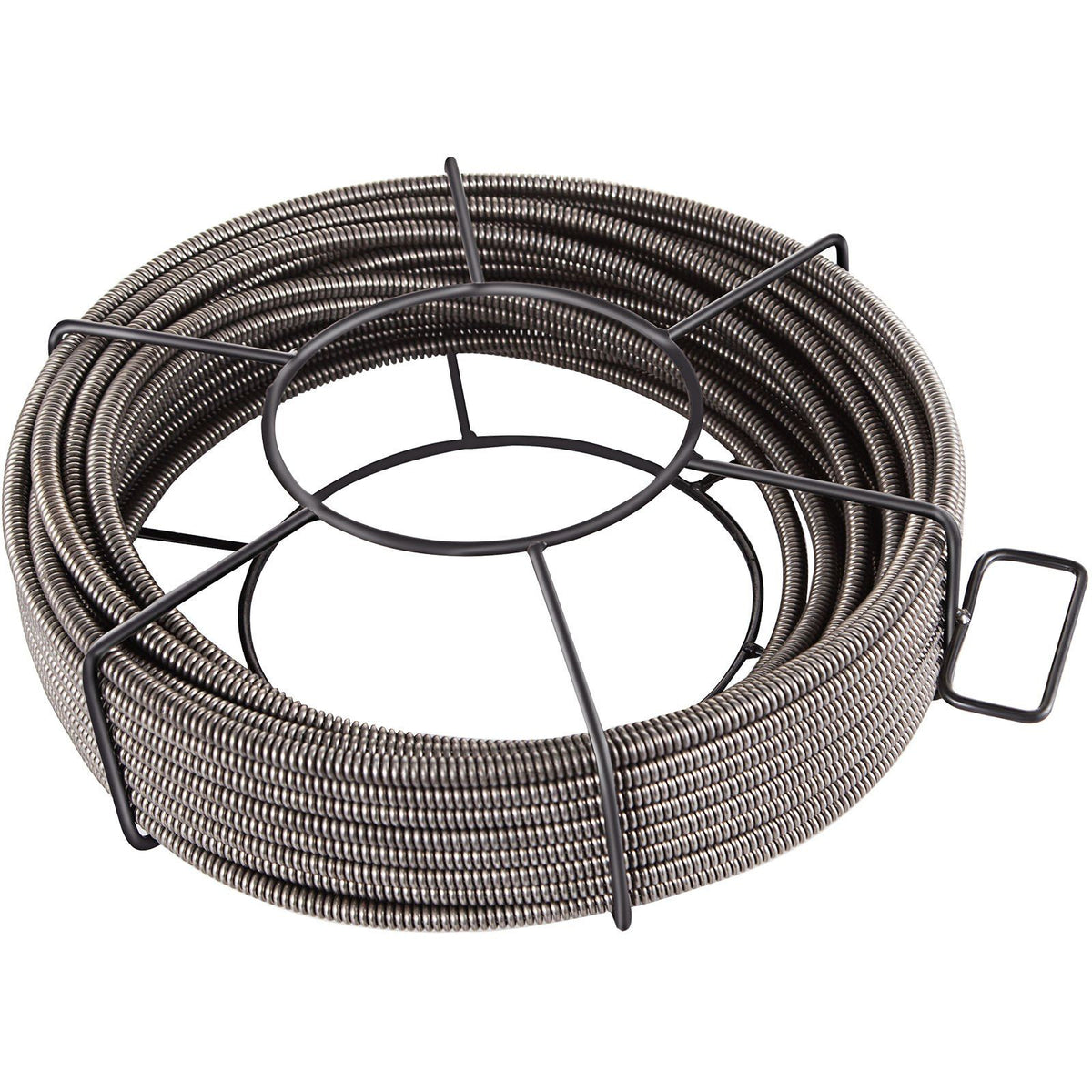 Drain Cleaning Cable 100 Feet x 3/8 Inch Solid Core Cable Sewer Cable Drain Auger Cable Cleaner Snake Clog Pipe Drain Cleaning Cable Sewer Drain Auger Snake Pipe