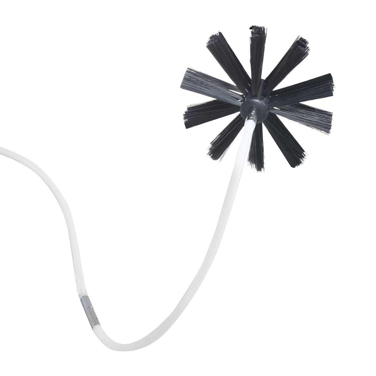 VEVOR 15.24M Dryer Vent Cleaner Kit, 37 Pieces Duct Cleaning Brush, Reinforced Nylon Dryer Vent Brush, Dryer Cleaning Tools Lint Remover with Flexible Lint Trap Brush, Clamp Connectors