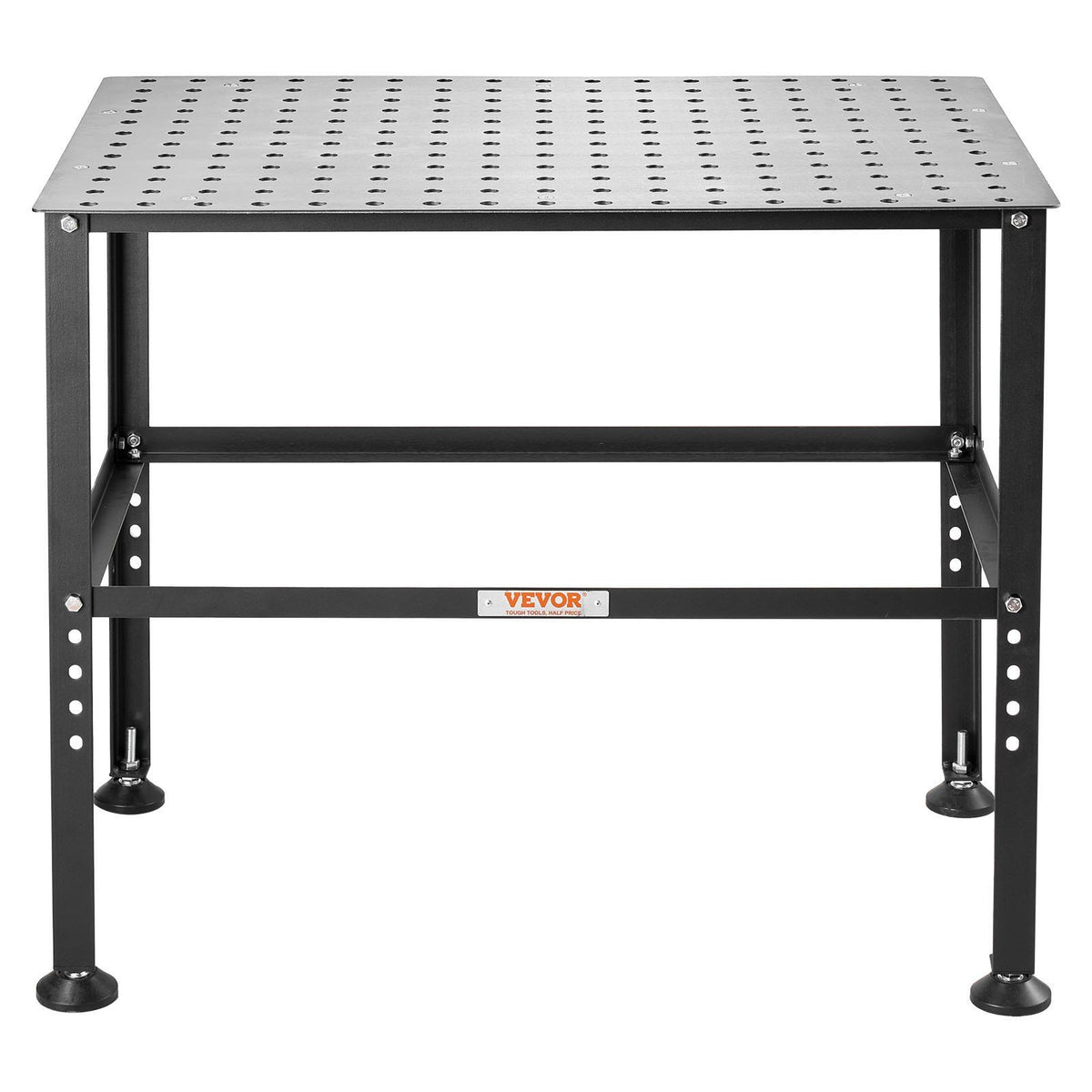 Welding Table 36" x 24", 800LBS Capacity Welding Workbench Table, Heavy-Duty Work Bench with 0.63" Fixture Holes and Non-slip Foot Pads for Welding Assembly Repair Works