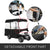 VEVOR 4 Passenger Golf Cart Cover Driving Enclosure Waterproof Roll-up Door