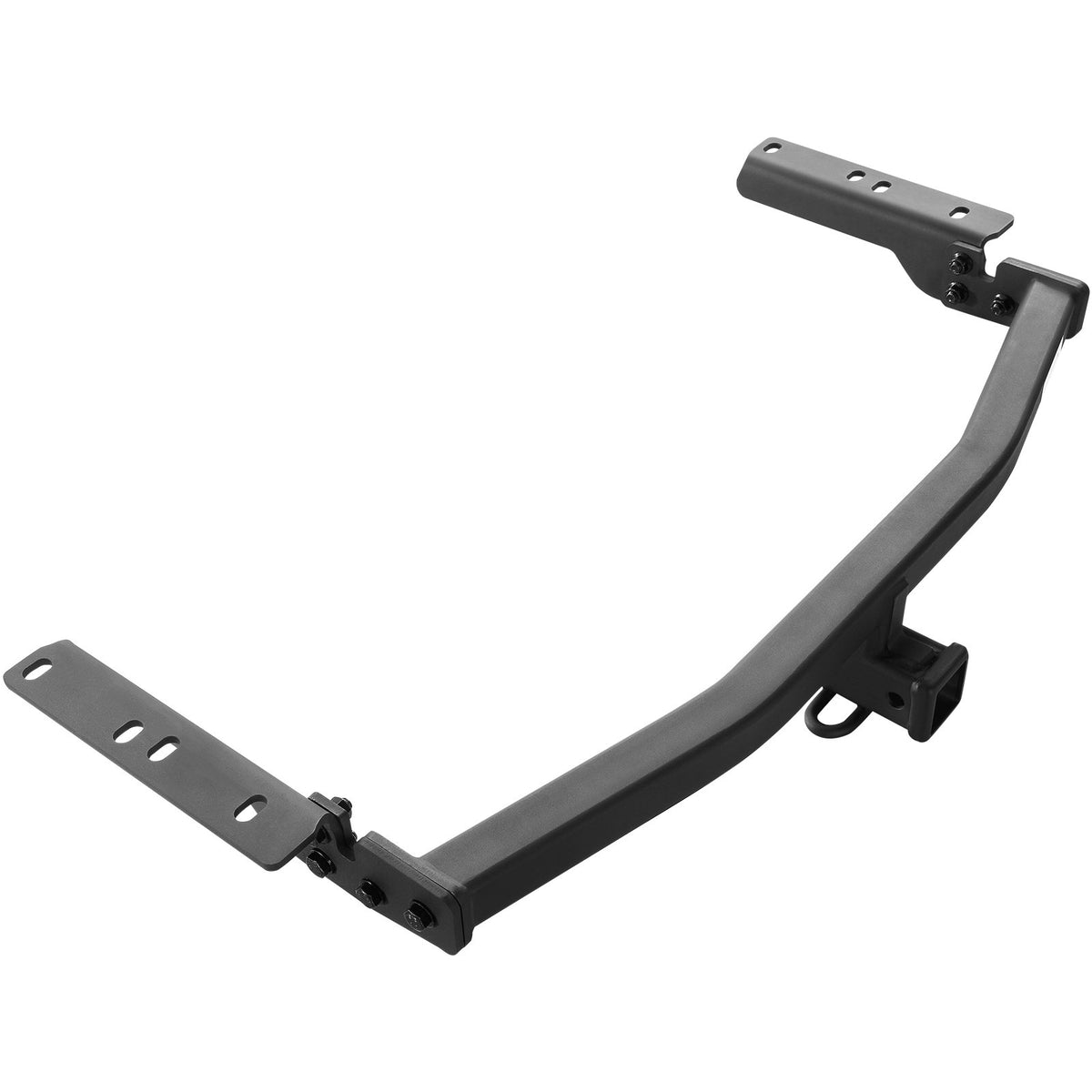 VEVOR Class 3 Trailer Hitch, 2-Inch Receiver, Q455B Steel Tube Frame, Compatible with 2020-2023 Toyota Highlander, Multi-Fit Hitch to Receive Ball Mount, Cargo Carrier, Bike Rack, and Tow Hook, Black