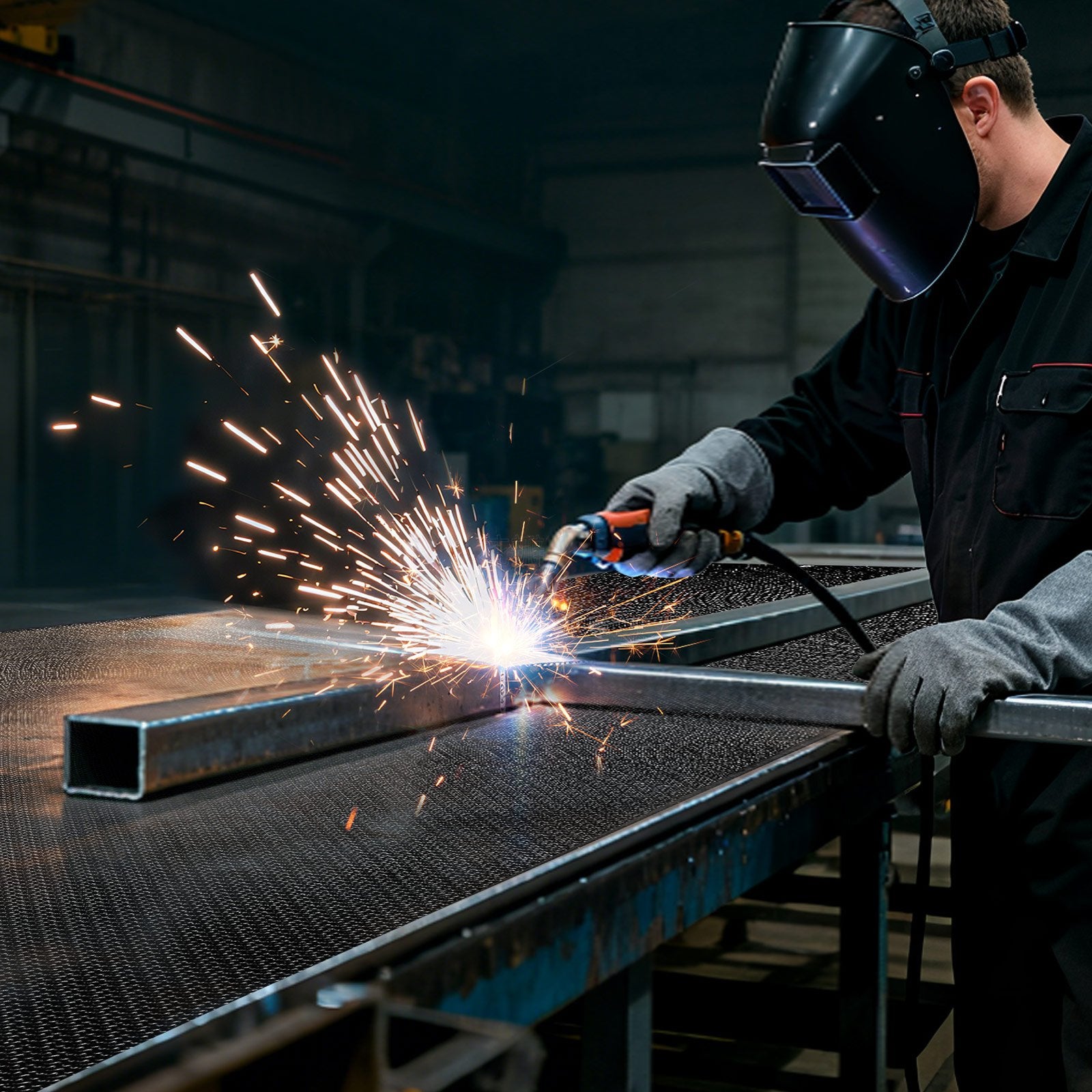 VEVOR Welding Blanket, 1829mm x 2438mm Silicone Coated Fiberglass Welding Blanket, 1800°F Heat Resistant Safety Protection Blankets, Flame Retardant Fireproof Insulation Mat with Metal Grommets