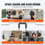 VEVOR Safety Squat Bar, 318kg Fitness Squat  Bar, Safety Squat Bar Attachment with Shoulder and Arm Pads, 28mm Diameter Weight Bar, Ideal for Front Squats, Lunges, Rehab, Physical Therapy