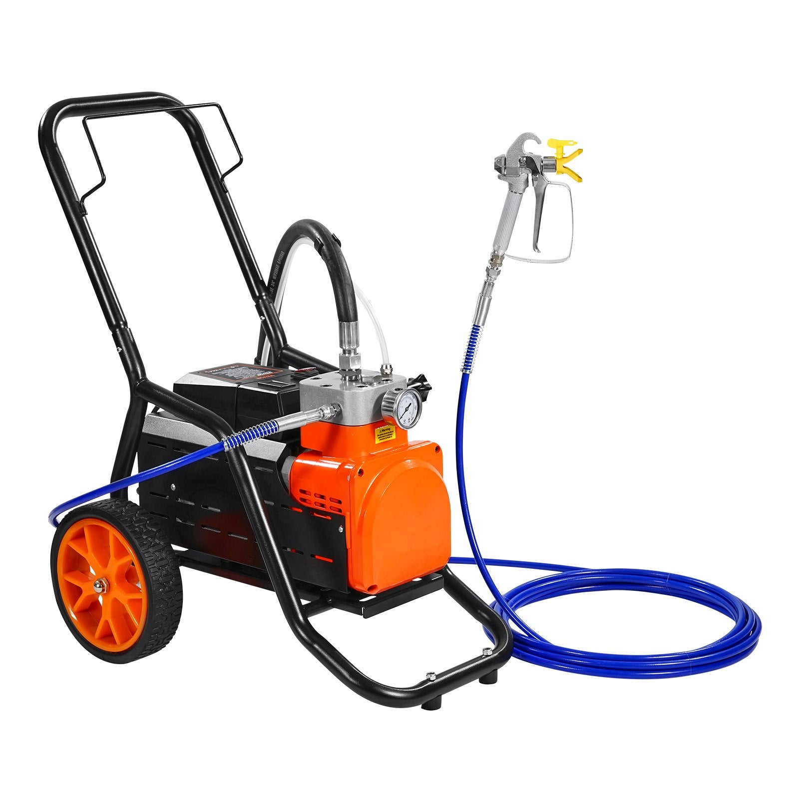 VEVOR Cart Airless Paint Sprayer Diaphragm Paint Airless Sprayer 1700W Electric