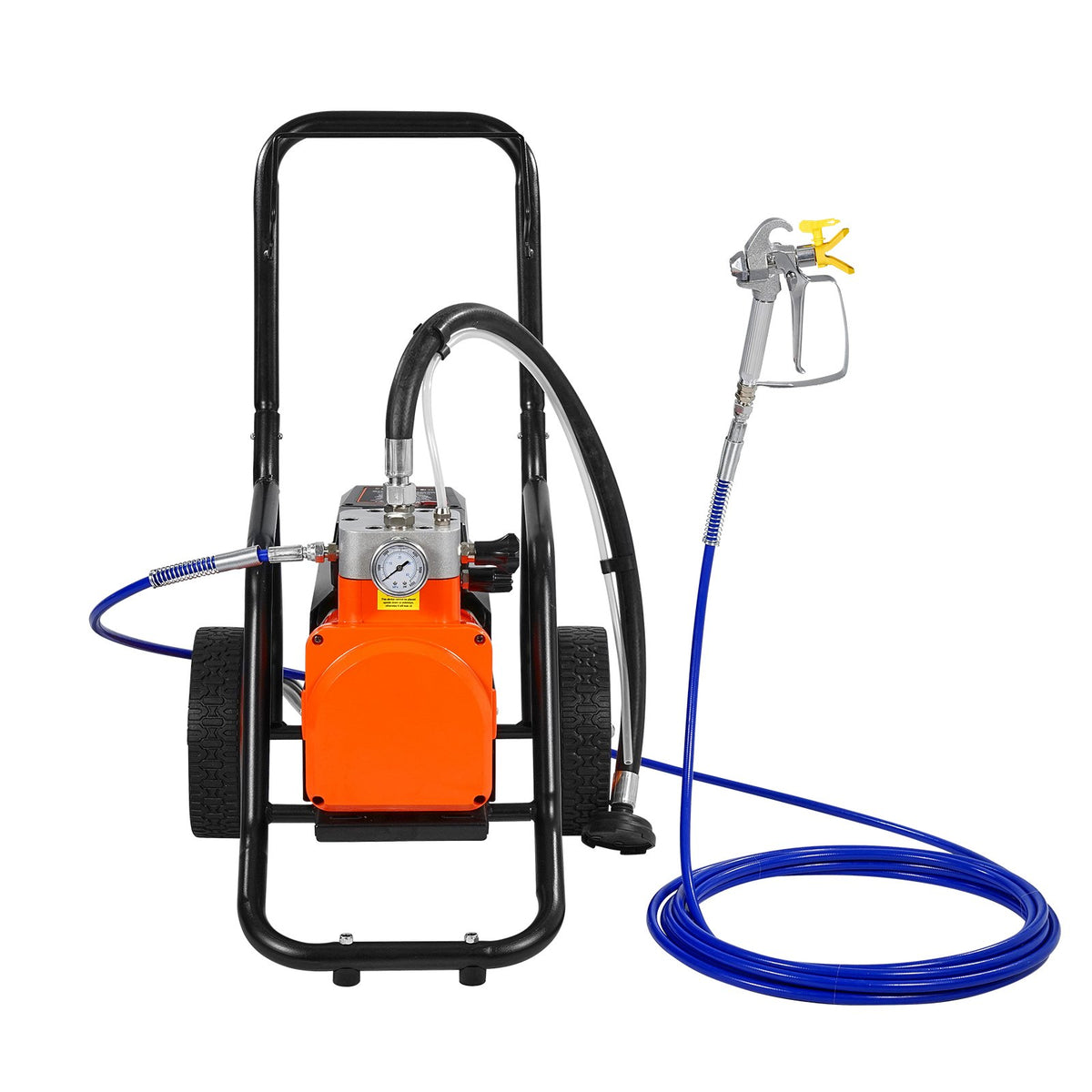 VEVOR Cart Airless Paint Sprayer Diaphragm Paint Airless Sprayer 1700W Electric