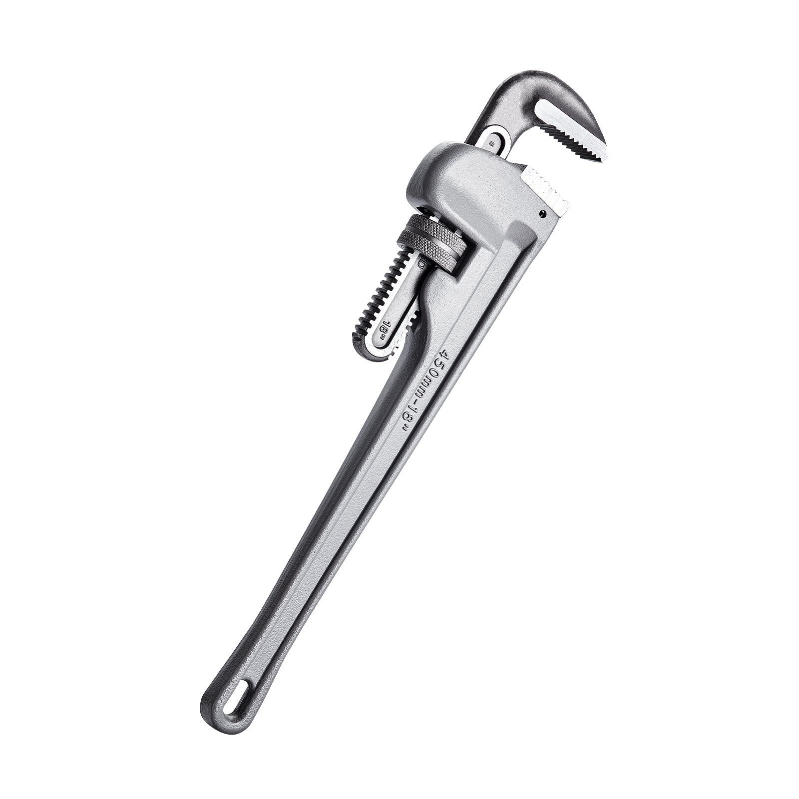 VEVOR 3-Piece Pipe Wrench Set, 10" 14" 18" Aluminum Straight Pipe Wrench, Adjustable Plumbing Wrench, with High Strength Jaw and Ergonomic Handle, Hangable Design, for Water Pipes, Automotive Repairs