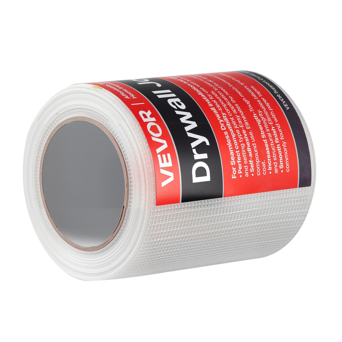 Drywall Mesh Tape, 150mm W x 30m L Self-Adhesive Fiberglass Drywall Joint Tape, 12 Rolls Dry Wall Patch for Easy Sheetrock Ceiling Crack Repair, to Achieve Smooth Even Wall Surface