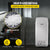 VEVOR Jet Hand Dryer Blade Hand Dryer Automatic High Speed for Washroom White