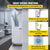 VEVOR Jet Hand Dryer Blade Hand Dryer Automatic High Speed for Washroom White