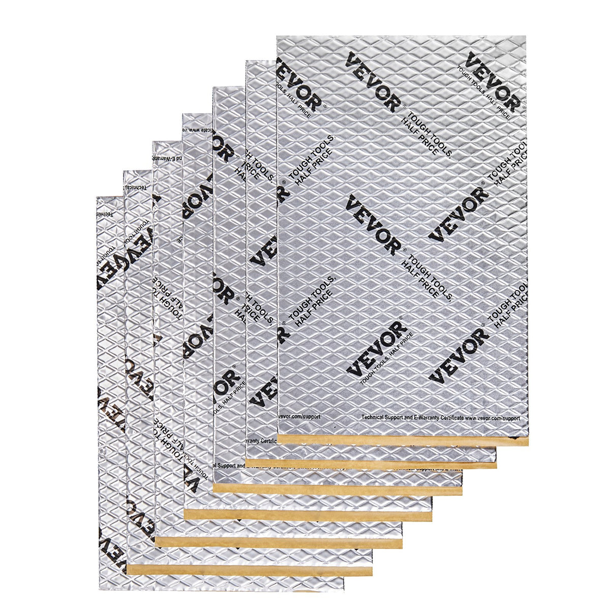 VEVOR Car Sound Deadening Mat, 80 mil 3.3sq.m Car Sound Dampening Material, Butyl Automotive Sound Deadener, Noise Insulation and Vibration Dampening Material for Car