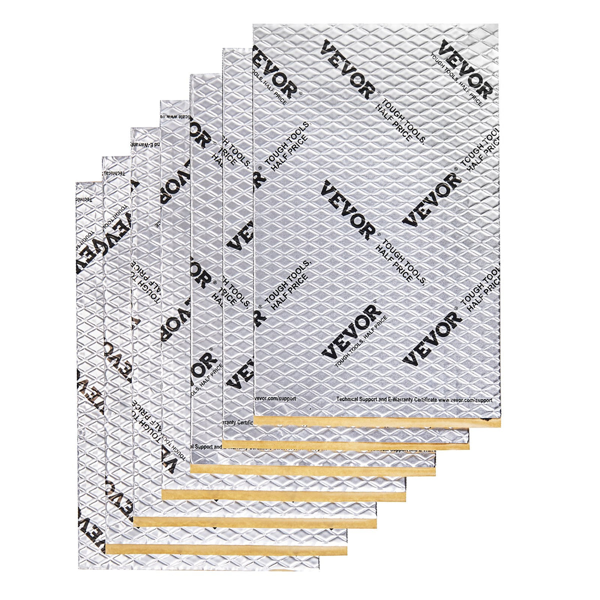 VEVOR Car Sound Deadening Mat, 80 mil 3.3sq.m Car Sound Dampening Material, Butyl Automotive Sound Deadener, Noise Insulation and Vibration Dampening Material for Car