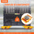 VEVOR Machinery Skate Dolly Machinery Mover 13200lbs/6T Carbon Steel 4 PU Wheels